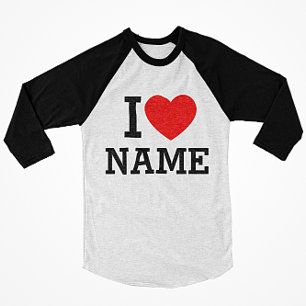 Ik hou van naam t-shirt