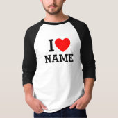 Ik hou van naam t-shirt (Voorkant)