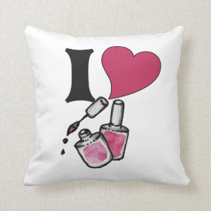 Ik hou van nagellak kussen