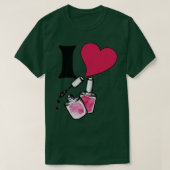 Ik hou van nagellak t-shirt (Design voorkant)