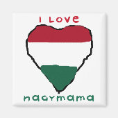 Ik hou van Nagymama magneet (Voorkant)