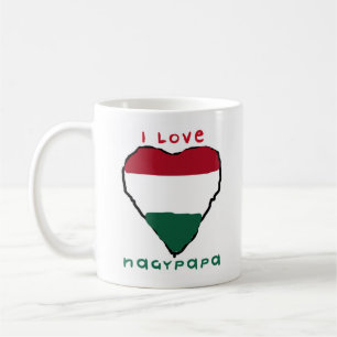 Ik hou van Nagypapa-mok Koffiemok