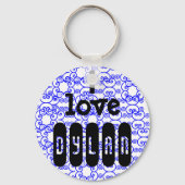 Ik hou van *name sleutelhanger (Voorkant)