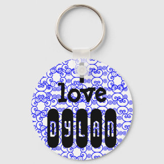 Ik hou van *name sleutelhanger