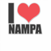 Ik hou van Nampa Sticker (Voorkant)