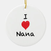 Ik hou van Nana Custom 2 Sided Photo Ornament (Voorkant)