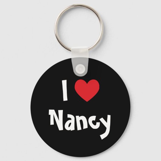 Ik hou van Nancy) Sleutelhanger (Voorkant)