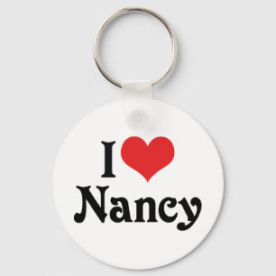 Ik hou van Nancy Sleutelhanger