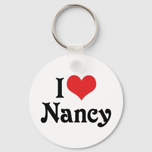 Ik hou van Nancy Sleutelhanger (Voorkant)