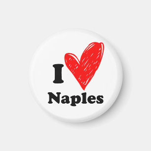 Ik hou van Napels Magneet