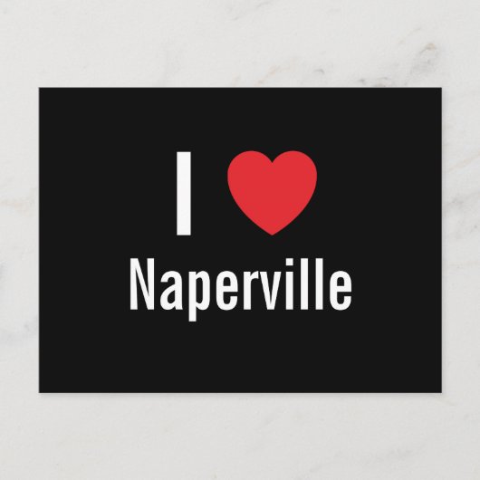 Ik hou van Naperville Briefkaart (Voorkant)