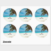 Ik hou van Naples, Florida Ronde Sticker (Vel)