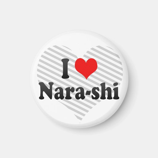 Ik hou van Nara-shi, Japan Magneet (Voorkant)