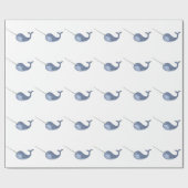 Ik hou van Narwhals Cadeaupapier (Vlak)