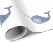 Ik hou van Narwhals Cadeaupapier (Rol Hoek)