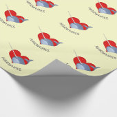 Ik hou van Narwhals Cadeaupapier (Hoek)