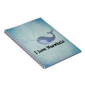 Ik hou van Narwhals Notitieboek (Rechterzijde)
