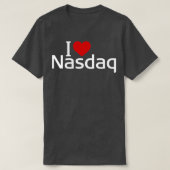 Ik hou van Nasdaq T-shirt (Design voorkant)