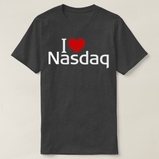Ik hou van Nasdaq T-shirt (Design voorkant)