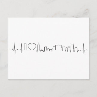 Ik hou van Nashville in een uitzonderlijke stijl Briefkaart