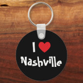 Ik hou van Nashville Sleutelhanger (Voorkant)