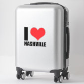 Ik hou van Nashville Sticker (Koffer)
