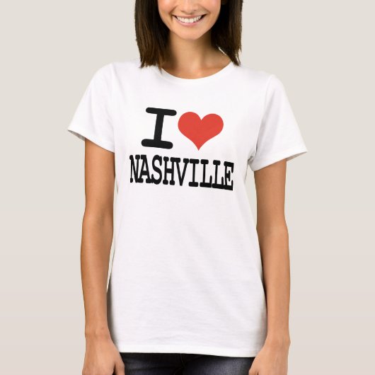 Ik hou van Nashville T-shirt (Voorkant)