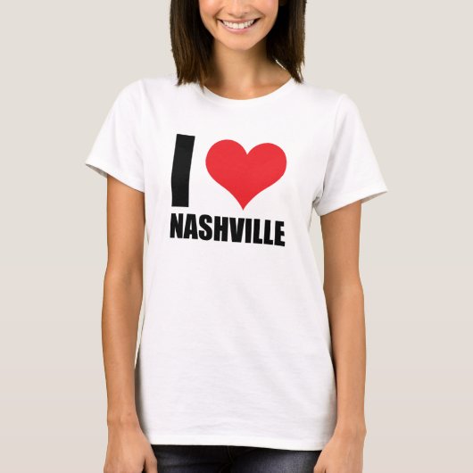 Ik hou van Nashville T-shirt (Voorkant)