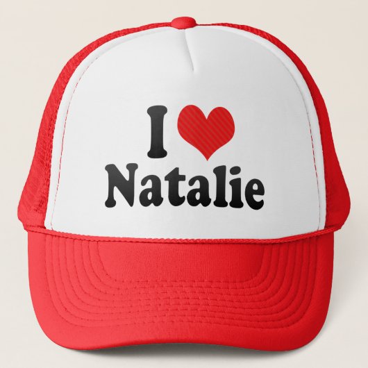 Ik hou van Natalie Trucker Pet (Voorkant)