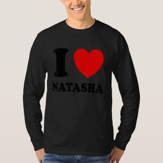 Ik hou van Natasha T-shirt (Voorkant)