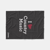 Ik hou van nationale muziek fleece deken (Voorkant (Horizontaal))