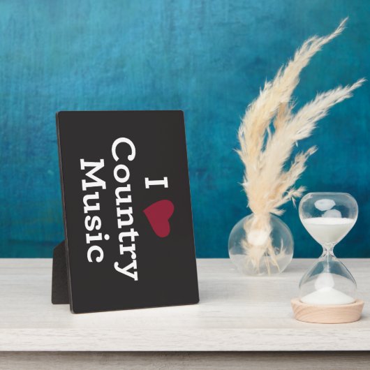 Ik hou van nationale muziek fotoplaat (Zijkant)