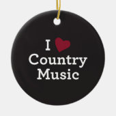 Ik hou van nationale muziek keramisch ornament (Voorkant)
