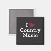 Ik hou van nationale muziek magneet (Voorkant / Achterkant)