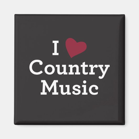 Ik hou van nationale muziek magneet (Voorkant)