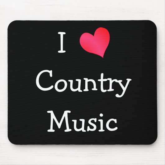 Ik hou van nationale muziek muismat (Voorkant)