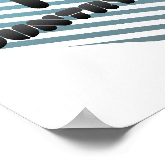 Ik hou van nationale muziek poster (Hoek)