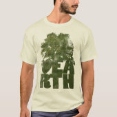 Ik hou van natte aarde palmblad t-shirt (Voorkant)