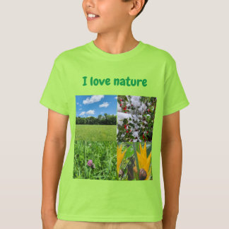 Ik hou van Natuur Kinder Shirt