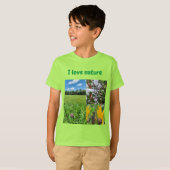 Ik hou van Natuur Kinder Shirt (Voorkant volledig)