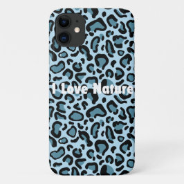 Ik hou van Natuur typografie kunst Case-Mate iPhone Case
