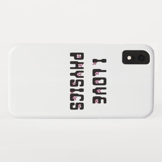 Ik hou van natuurkunde Case-Mate iPhone case (Achterkant (horizontaal))