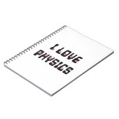 Ik hou van natuurkunde notitieboek (Linkerzijde)