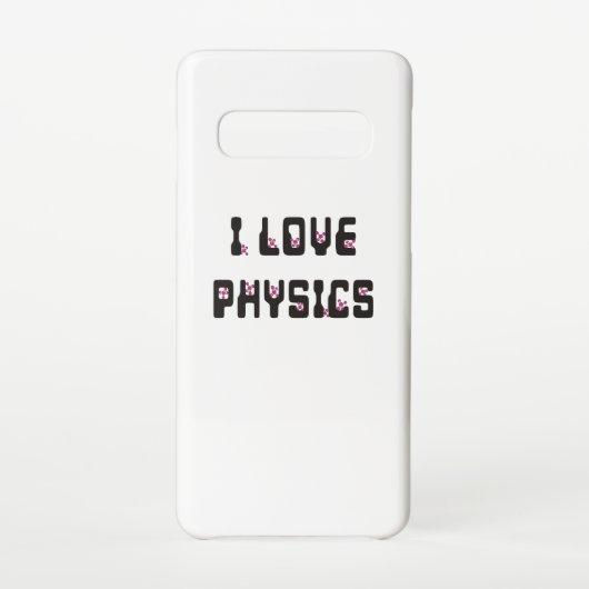 Ik hou van natuurkunde samsung galaxy hoesje (Achterkant)