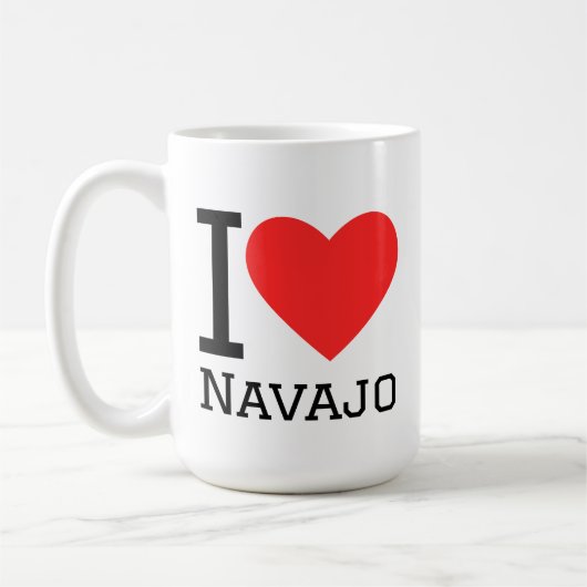 Ik hou van Navajo Koffiemok (Links)