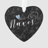 Ik hou van Naxos, Griekse vlag Ornament (achterkant)