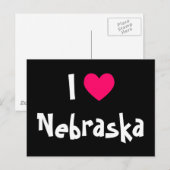 Ik hou van Nebraska Briefkaart (Voorkant / Achterkant)