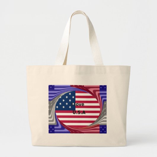 IK HOU VAN NEDERLAND GROTE TOTE BAG (Voorkant)