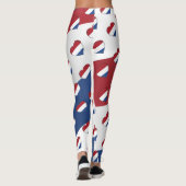 Ik hou van Nederland Nederlandse vlag kleuren grap Leggings (Achterkant)
