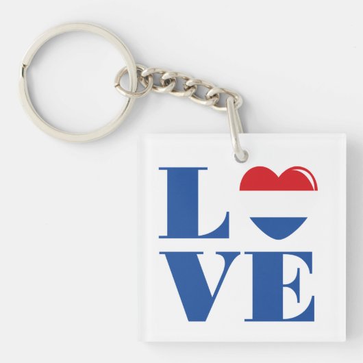 Ik hou van Nederland Sleutelhanger (voorkant)